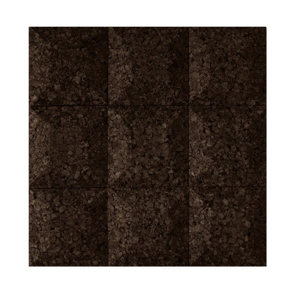 Acoustic cork wall tiles, squares